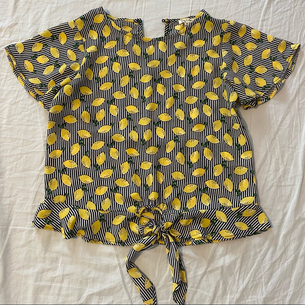 Lemon patterned top - Picture 4 of 7